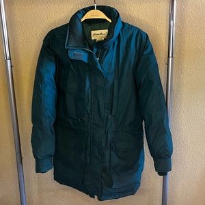 Eddie Bauer Women’s Ridge Goose Down Snowline Green/Teal Puffer Jacket S